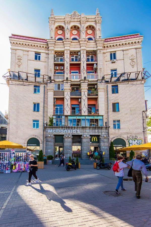 Однокімнатні Апартаменти На Майдані, Дистанційне Заселення 24Х7 Kiew Exterior foto