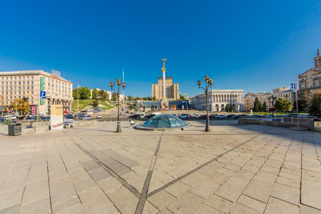 Однокімнатні Апартаменти На Майдані, Дистанційне Заселення 24Х7 Kiew Exterior foto