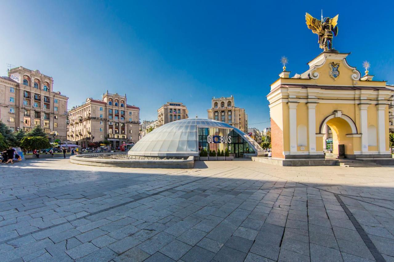 Однокімнатні Апартаменти На Майдані, Дистанційне Заселення 24Х7 Kiew Exterior foto