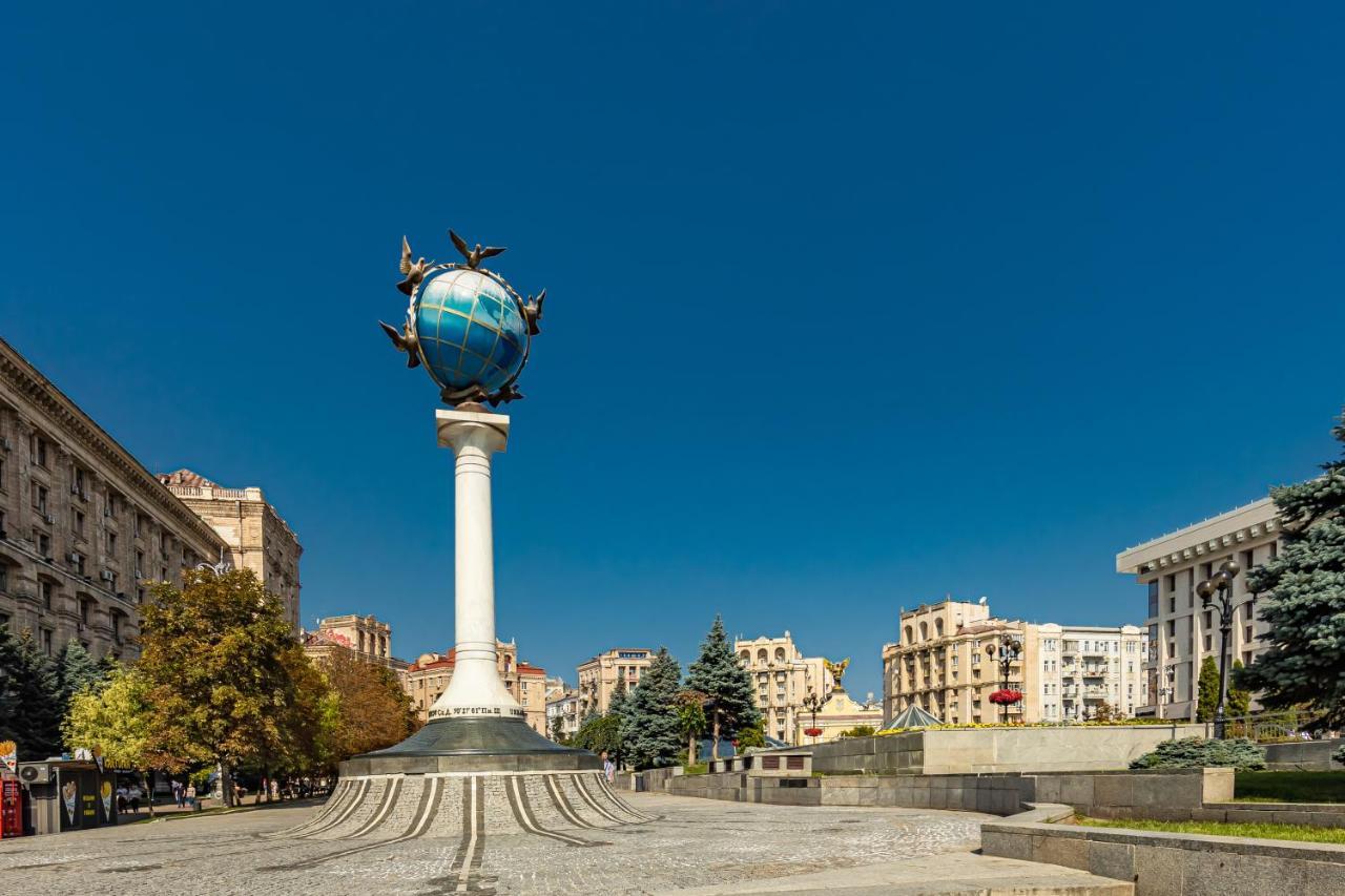 Однокімнатні Апартаменти На Майдані, Дистанційне Заселення 24Х7 Kiew Exterior foto