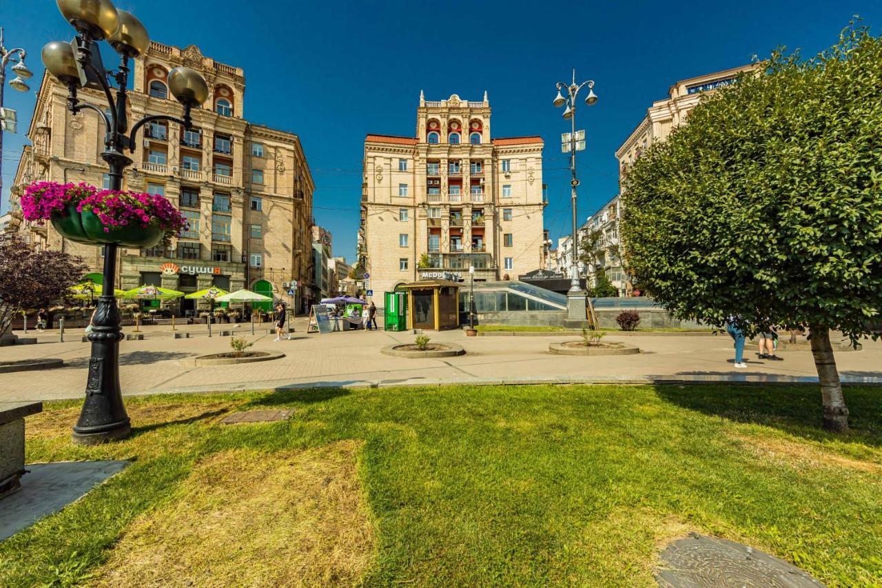 Однокімнатні Апартаменти На Майдані, Дистанційне Заселення 24Х7 Kiew Exterior foto